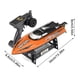 thumbnail image 5 of Ounissouiy Barco de Control remoto, barcos de carreras electrónicos, piscinas y lagos, protección contra vuelcos, lancha rápida, cubierta de Embarcaciones y Embarcaciones Radio Control naranja, 5 of 6