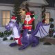thumbnail image 2 of Papá Noel inflable Gemmy montando un dragón 1,8 m con luces LED, 2 of 4