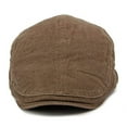 thumbnail image 5 of Yuanlong Mens Beret Hats Corduroy Textured Solid Color Flat Newsboy Caps Early Spring Fashion Hat with Adjustable Buckle, 5 of 5