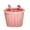 Pink, variant on Meghna Mini Bike Basket White Woven fit for Kids' Handlebar and Scooter Gifts
