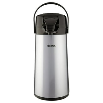 Alpine Cuisine Stainless Steel Thermos Vacuum 5-L Hand Pressed with Plastic  Handle & Lid, Leak-Proof Sports drinks jug flask for Water Coffee Tea,  Comfortable & Lightweight, Hot & Cold Beverage - Walmart.com