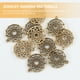 thumbnail image 5 of 50 piezas de dijes huecos para pendientes, fabricación de joyas, collares, pulseras y manualidades., 5 of 6