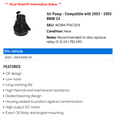 thumbnail image 2 of Air Pump - Compatible with 2003 - 2005 BMW Z4 2004, 2 of 2