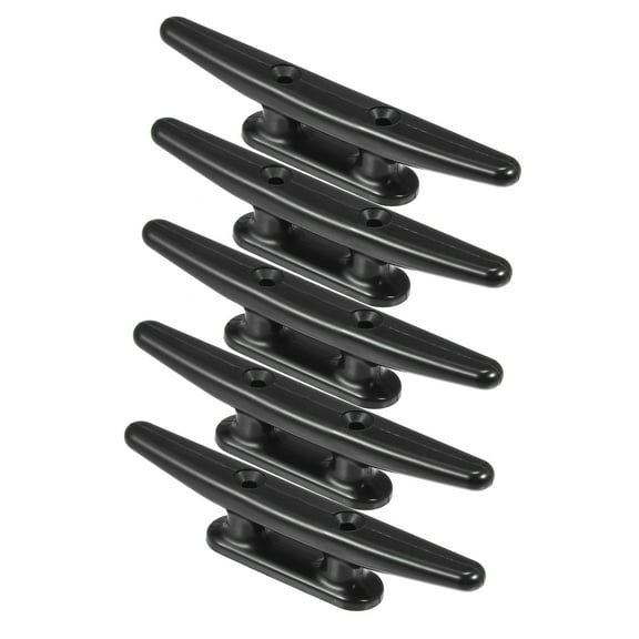 5pcs 6 Inch 152mm Plastic Boat Cleat Rope Cleat Boat Dock Cleats Universal for Marine Boat Ship
