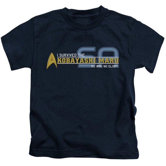 Star Trek I Survived Youth 18/1 T-Shirt Navy