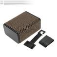 thumbnail image 7 of Unique Bargains Car Trash Can with Hook and Back Clip Hanging Plastic Trash Bin Champagne 1 Pcs, 7 of 7