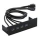 thumbnail image 1 of Concentrador de panel frontal USB de 5,25 pulgadas Concentradores USB Panel frontal de PC Multifunción Alta velocidad 4 puertos USB 3.0, 1 of 6