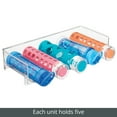 thumbnail image 6 of mDesign Water Bottle / Wine Rack Storage Organizer, 20 Bottles, 4 Pack - Clear, 6 of 9