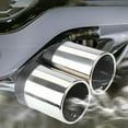 thumbnail image 2 of 63mm Exhaust Pipe Exhaust Muffler Tip Stainless Steel Hyperbola, 2 of 4
