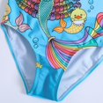 thumbnail image 6 of GYRATEDREAM Girls Swimsuits One-Piece Bathing Suits Kids Sport Athletic Swimsuit Beach Swimwear with Cap, 6 of 7