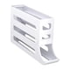 thumbnail image 5 of Porta huevos para refrigerador, 4 niveles, bandeja para huevos, gran capacidad, organizador, automático blanco, 5 of 9