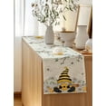 thumbnail image 5 of Table Runner 72 Inches Long for Kitchen Dining, Yellow Gnomes Dresser Scarf Farmhouse, Dining Table Decorations for Wedding/Parties, Spring Floral Bees Daisy Branches 18 x 72 In, 5 of 8