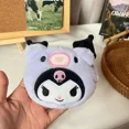 thumbnail image 4 of LLavero de felpa de Anime Sanrio Kuromi, cartera con melodía Cinnamoroll, monedero, organizador de auriculares, bolso colgante, llavero, regalos para niñas, 4 of 5