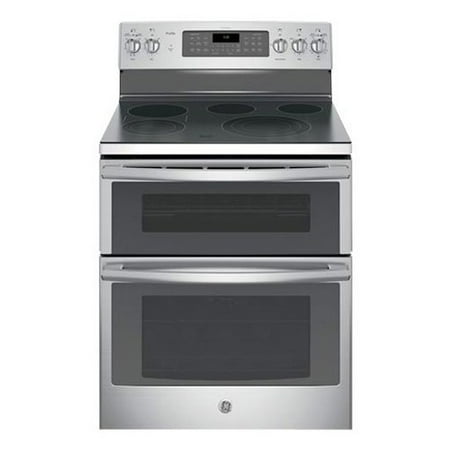 PB980SJSS 30 Freestanding Double Oven Electric Range with 5 Cooking Elements  6.6 cu. ft. Capacity  Bridge Zone  Convection  Self Clean  Fast Preheat and Chef Connect  in Stainless (Best Slide In Double Oven Electric Range)