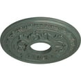 thumbnail image 3 of Ekena Millwork 15 3/8"OD x 4 1/4"ID x 1 1/2"P Baltimore Ceiling Medallion (Fits Canopies up to 5 1/2"), Hand-Painted Cloud Burst Crackle, 3 of 6