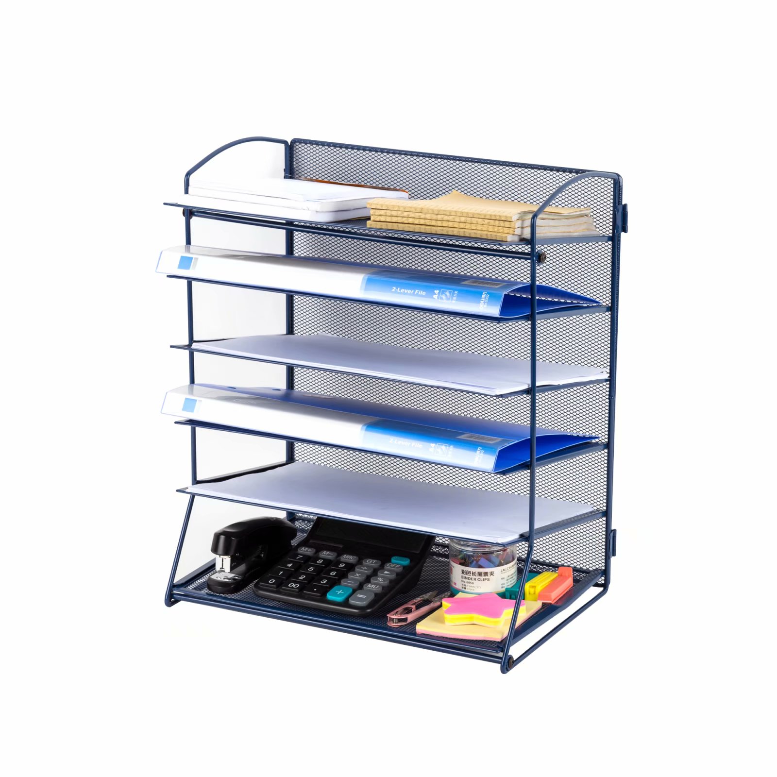 HGMart 6Tier Desktop Tray Organizer Wall Mount File Holder Organizer