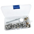thumbnail image 1 of fastboy 20 Pcs/set 15mm Snap Button Canvas Boat Cover Screw Fastener Kit Metal Press Studs Screw Base, 1 of 8