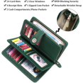 thumbnail image 3 of LAICAIW Women's Wallet Genuine Leather RFID Blocking Large Capacity Trifold Ladies Wallet, 3 of 6
