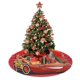 thumbnail image 4 of Falda para árbol de Navidad de Cars (serie de televisión), suave y divertida, decoración navideña de granja con collar para árbol de Navidad de 30", 4 of 4