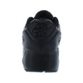 thumbnail image 3 of Nike Air Max 90 Leather PS Boys Shoes Size 2.5, Color: Black/Black/White, 3 of 4