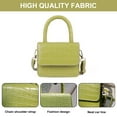 thumbnail image 3 of New fashion stone messenger bag Joker ladies portable small bag shoulder bag messenger bag - green, 3 of 5