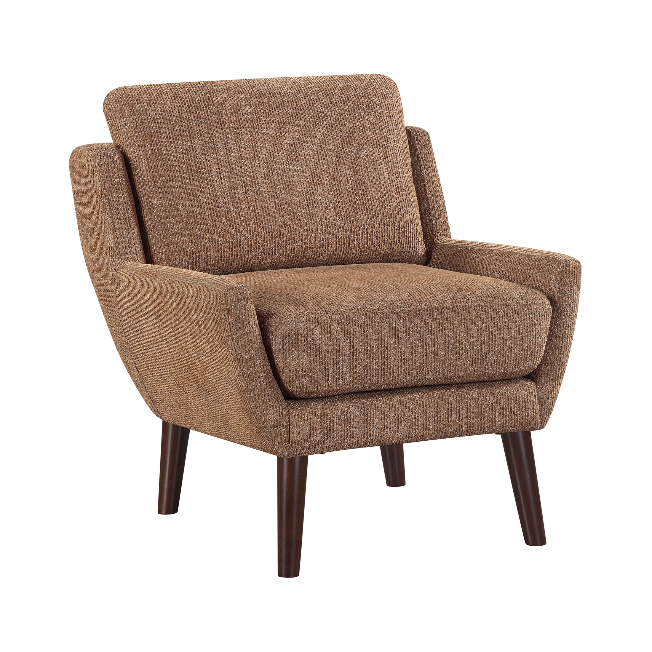 OakvillePark Silverquartz Chenille Accent Chair, Orange