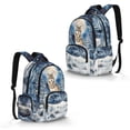 thumbnail image 2 of DISNIMO Kids Backpack for Boys Wolf Printed 17" Lightweight School Backpack with Padded Straps and Multiple Pockets Elementary Middle School Bag Travel Daypack, 2 of 7
