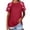 Wine, variant on kaondbfi Summer Tops for Women Women Camouflage Print Crew Neck Short Sleeve Colorblock T Shirt Top Womens Essentials Fashion Clothing