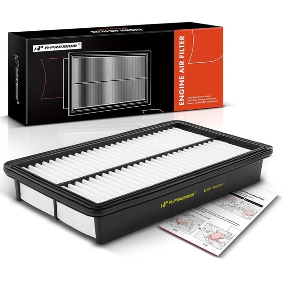 A-Premium Engine Air Filter Compatible with Mazda 6 2003-2008, CX-7 2007-2012, 2.3L 2.5L 3.0L