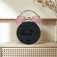 thumbnail image 4 of Unique Bargains Old Fashioned Circle Loud Alarm Clock Pink, 4 of 5