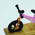 thumbnail image 4 of Bicicleta de montaña en miniatura a escala 1/12, accesorios de tiro para casa de muñecas. Rosa, 4 of 5
