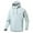 Light Blue, variant on YYDGH Men's Hooded Softshell Jacket Lightweight Waterproof Fleece Lined Windbreaker Rain Jacket Winter Outdoor Hiking Gray XXL