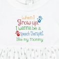 thumbnail image 4 of Inktastic Speech Therapist Like Mommy Girls Baby Dress, 4 of 5