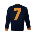 thumbnail image 2 of Jersey Pumas UNAM OLD SCHOOL SPORTS Retro 1977 azul/dorado manga larga 100% algodón, 2 of 3
