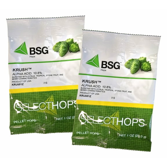 Krush HBC 586 Hop Pellet 1oz (Pack of 2)