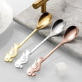 thumbnail image 6 of Parrot Shaped Multi Colored Stainless Spoon, Long Handled Coffee Stirring And Dessert Spoon, Cute Cutlery For Tea And Ice Cream (brown), 6 of 9