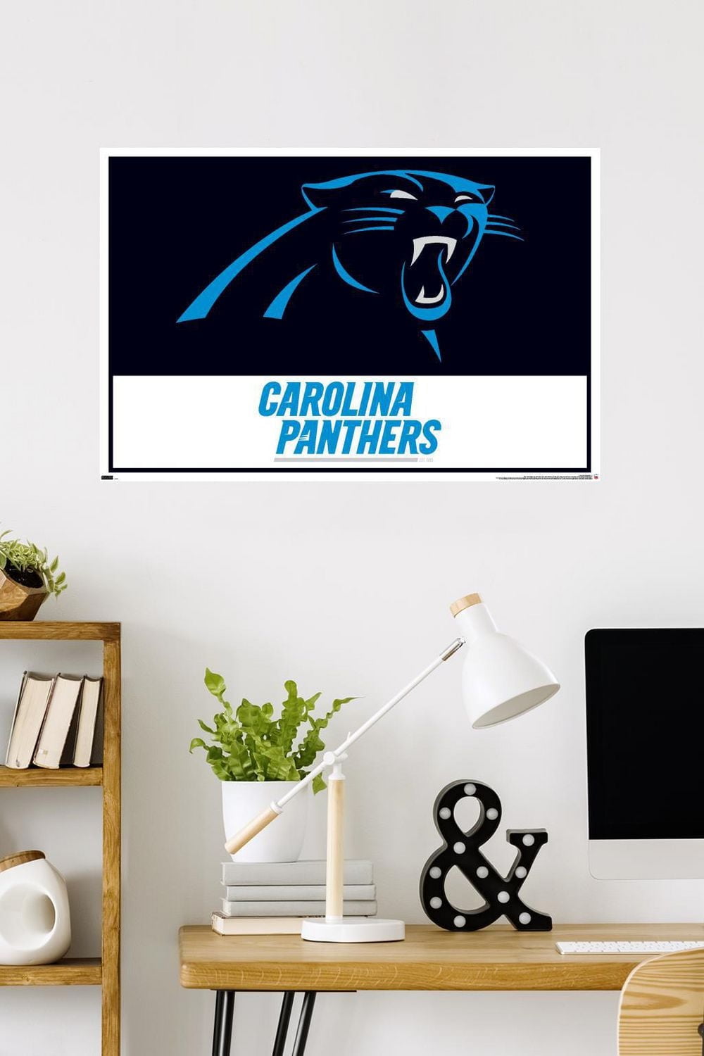 NFL Carolina Panthers - Logo 21 Wall Poster, 22.375" x 34"