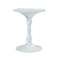 thumbnail image 1 of Mesa auxiliar Benzara Wowi de 23 pulgadas con base de acero blanco, 1 of 6