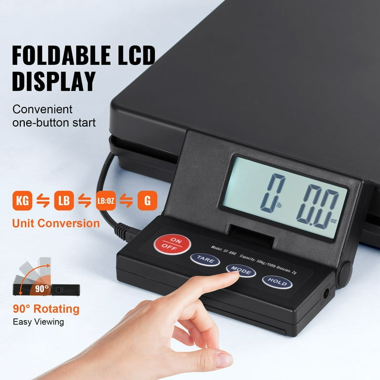 180kg Digital Wireless Stainless Steel Postal Electronic Balance Digital  Postal Scale LCD Floor weighing Scale