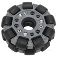 thumbnail image 3 of Rueda de Automóvil Omni RC, Ruedas Omni Cargables de 100 mm Omni Rueda Rodillos de Goma para Accessorios RC para Rueda de de Robot, 3 of 7