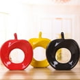thumbnail image 3 of 1pc Apple Sculpture Ceramic Apple Figurine Apple Statue Home Desktop Decor, 3 of 8