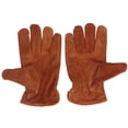 thumbnail image 2 of Guantes de trabajo aislados de invierno, 1 par de guantes de trabajo de cuero de vaca Guantes de soldadura de forja Aspecto llamativo, 2 of 8