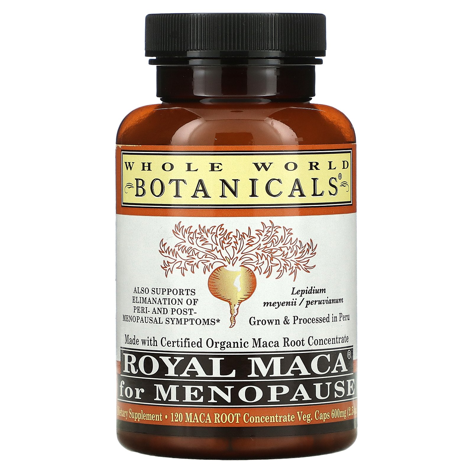 Royal Maca® for Menopause,Vegetarian Capsules, 500mg (120 ct.)