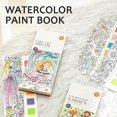 thumbnail image 2 of high quality Pocket Watercolor Painting Book, Pocket Watercolor Book,Watercolor Bookmarks to Paint, Travel Pocket Watercolor Kit, 2 of 5