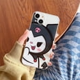 thumbnail image 1 of Funda de silicona suave kuromi My Melody para iPhone 14 Pro Max 13 12 11 Pro Mini XR XS X 8 7 6 6S Plus SE 2020, funda trasera transparente de TPU xuanjing  unisex, 1 of 2