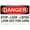 Warning Sign 1, variant on Metal Sign, Danger Sign - HIGH VOLTAGE NO ENTRY, Waterproof, Fade and Scratch Resistant, safety signs, equipment Warning signs, etc