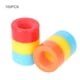 thumbnail image 4 of Puños de trenza de pelo de colores, 100 piezas de puños de trenza de pelo de resina de colores, anillos de trenza de pelo con funcionalidad inteligente, 4 of 9