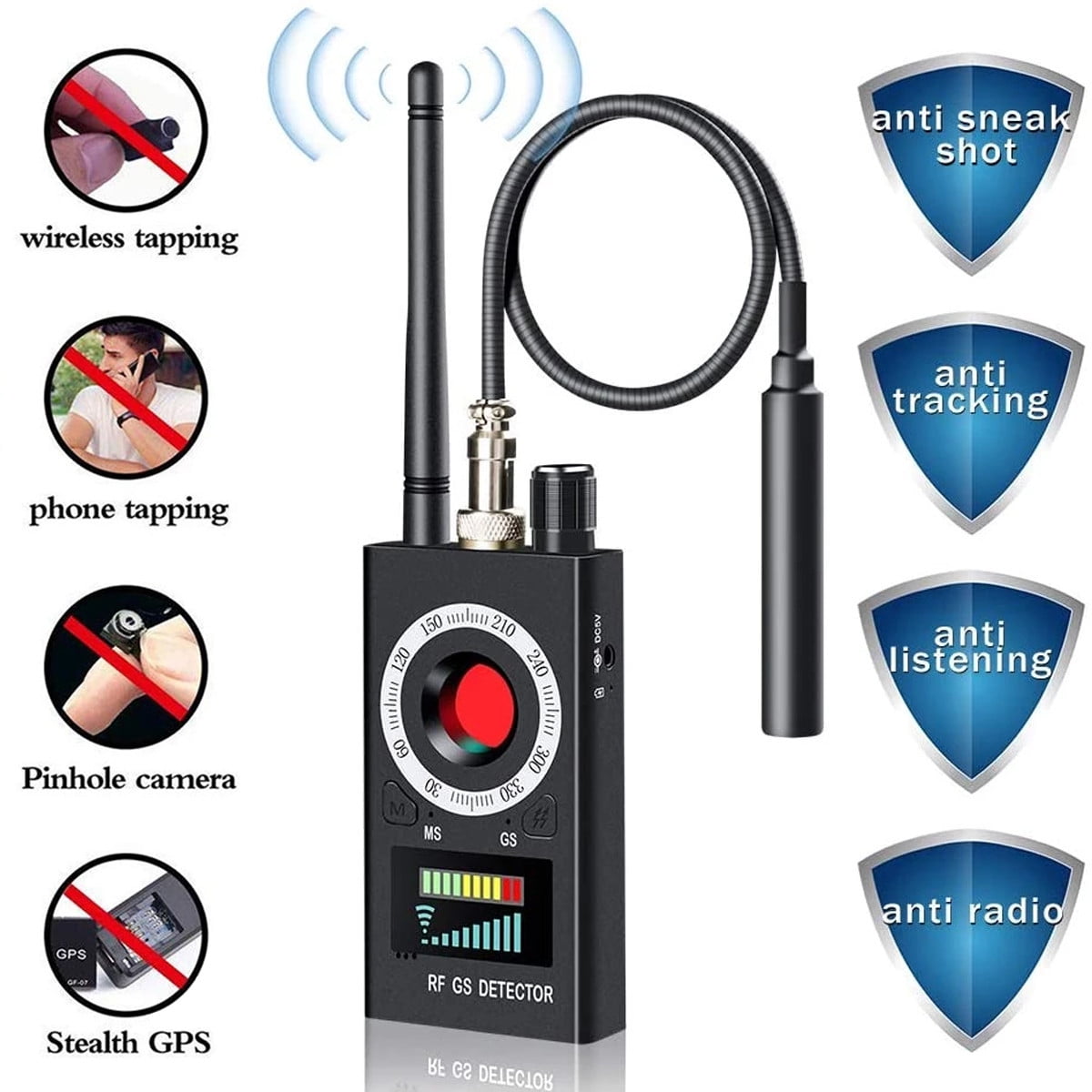 K18 Anti Spy Hidden Camera Detector Bug Detector Hidden Device Detector