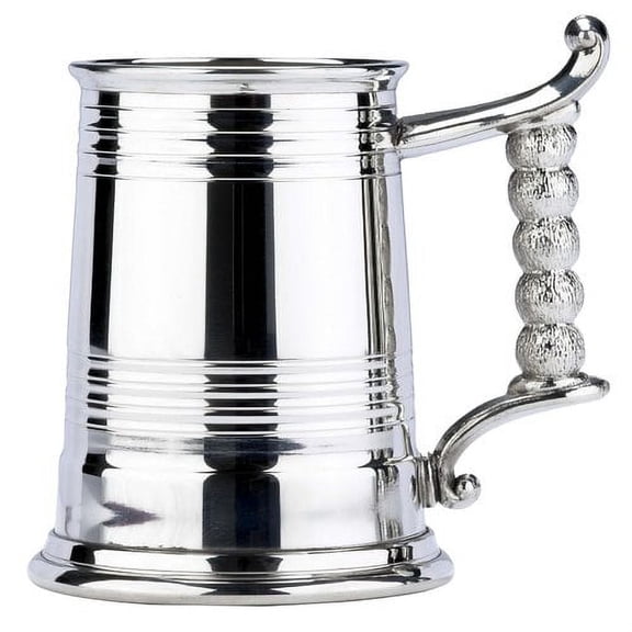 Monk Rope Handle English Pewter Tankard Beer Mug Made in England