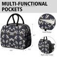 thumbnail image 6 of Womens Pioneer Flower Floral Print Pattern Lunch Box for Work,Insulated Lunch Bag for Women,Loncheras Para Mujer,Leakproof Adult Lunch Bag for Work,Beach,Travel,Picnic,Camping, 6 of 6